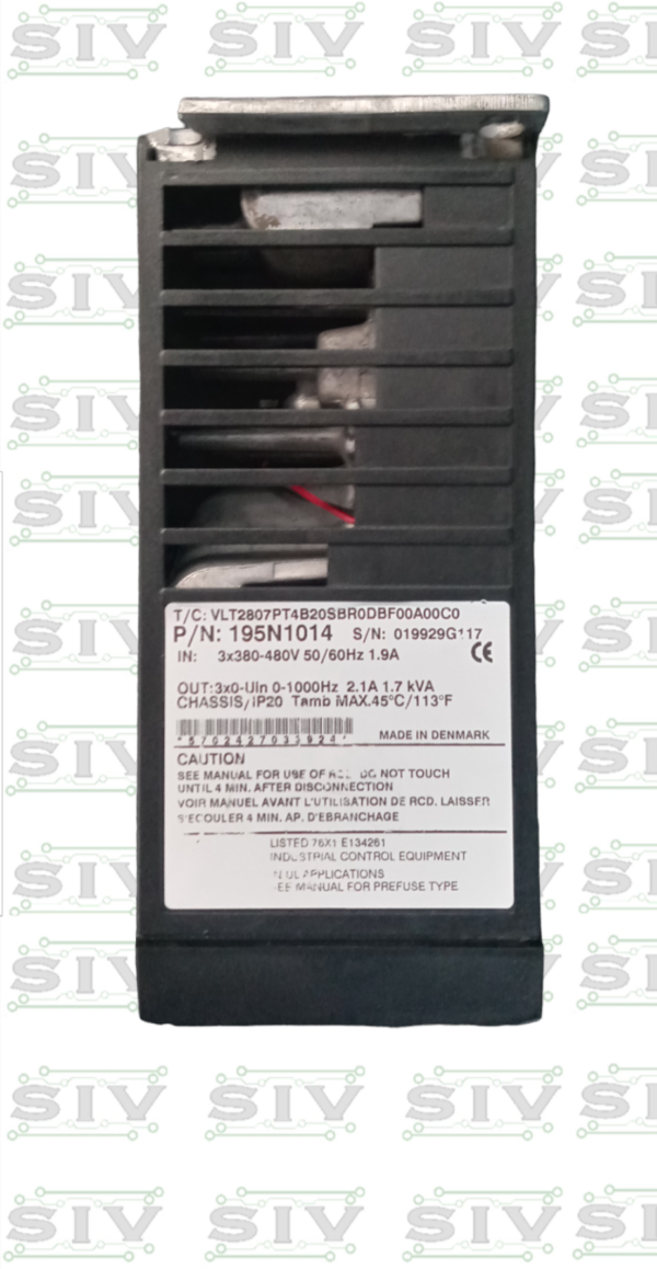 VARIADOR DE FRECUENCIA VLT2800/ 480V-50-60HZ-1.9A - Imagen 6