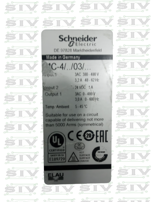 SERVOAMPLIFICADOR PAC-DRIVE MC-4/480V-3.0A - Imagen 4