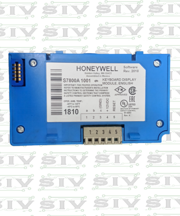 DISPLAY PARA CONTROLADOR DE FLAMA HONEYWELL - Imagen 2