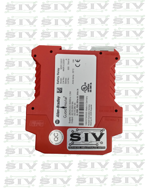 RELEVADOR DE SEGURIDAD ALLEN BRADLEY 24VAC/DC  24VDC-3A - Imagen 2