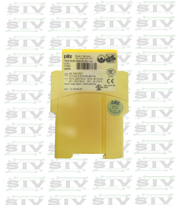RELEVADOR DE SEGURIDAD PILZ 24VAC/DC ,3NO-1NC - Imagen 3