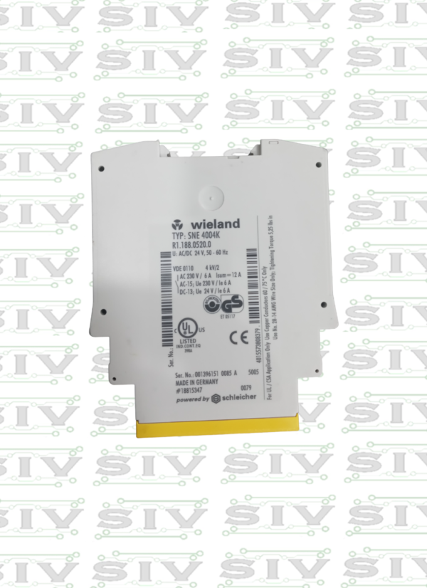 RELEVADOR DE SEGURIDAD SCHLEICHER 24VAC/DC K1-K2 - Imagen 3