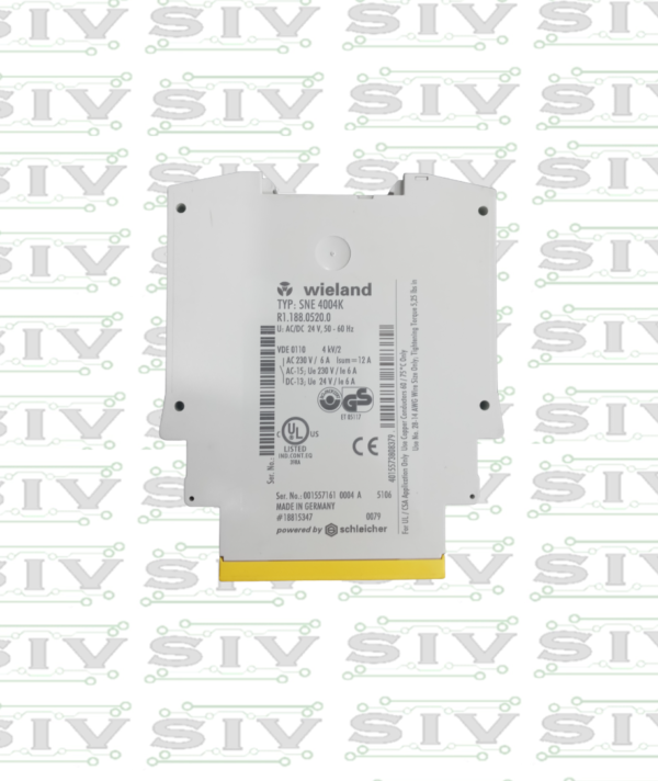 RELEVADOR DE SEGURIDAD SCHLEICHER 24VAC/DC K1-K2 - Imagen 2