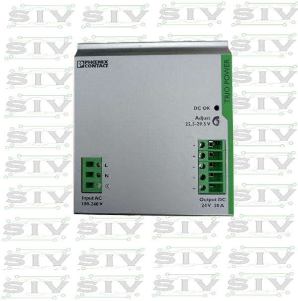 FUENTE DE PODER 24V/20AMP ENTRADA 110-220 - Imagen 7