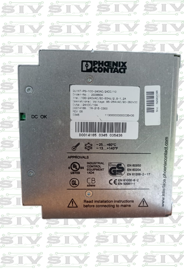 FUENTE DE PODER 24V/10AMP ENTRADA 100-240 - Imagen 2