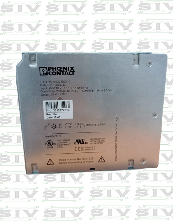 FUENTE DE PODER 24V/10AMP ENTRADA 100-240 - Imagen 2