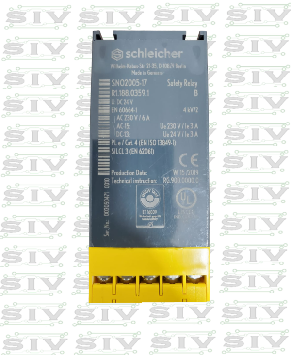 RELEVADOR DE SEGURIDAD 24VDC - Imagen 2