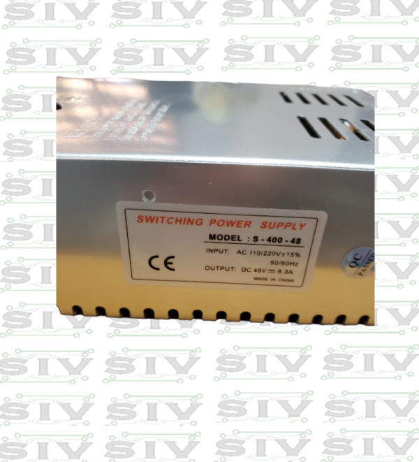 FUENTE DE PODER 48VDC-8.3AMP - Imagen 3