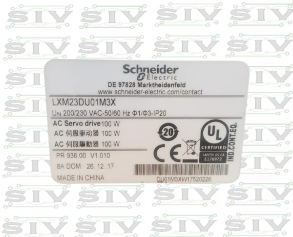 SERVOAMPLIFICADOR SCHNEIDER 220VAC-100W - Imagen 3